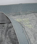 Чоловічі труси Боксери M, L2 Світло-сірий Меланж, фото 3