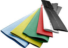 Термоусадкова трубка E.NEXT 1/0,5 мм, чорна, 1 м, для ізоляції 600 В