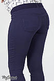 Джинси-джеггінси для вагітних PINK TR-18.041 темно-сині, фото 4