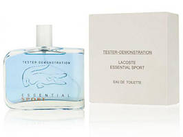 Тестер чоловічого парфуму Lacoste Essential Sport 100 мл (Х) блакитні