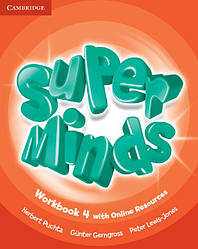 Super Minds 4 Workbook with Online Resources (Робочий зошит)