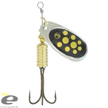 Блешня Kamasaki Blackbird 3 Silver Black Gold-Голограма