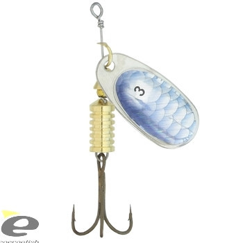 Блешня Kamasaki Tinch 2 Silver Blue Fish-Голограма