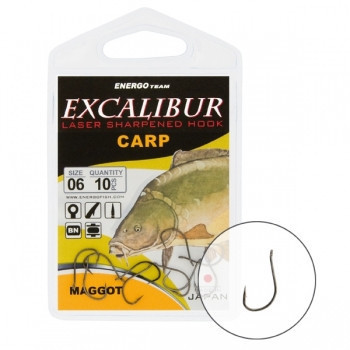 Гачок Excalibur Carp Maggot NS No8 (10 шт.)