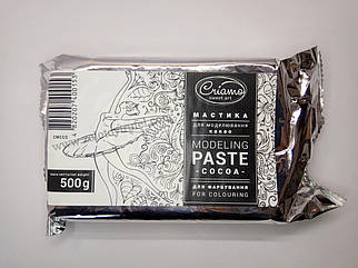 Мастика для моделювання біла з какао-маслом 100 г, Criamo