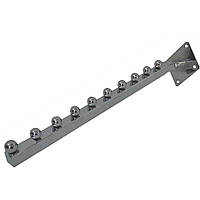 Кронштейн для одягу квадратний 10 кульок 40 (см)