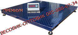 Ваги платформні ЗЕВС Преміум ВПЕ-500-4 (H1212) 1,2х1,2м 500 кг