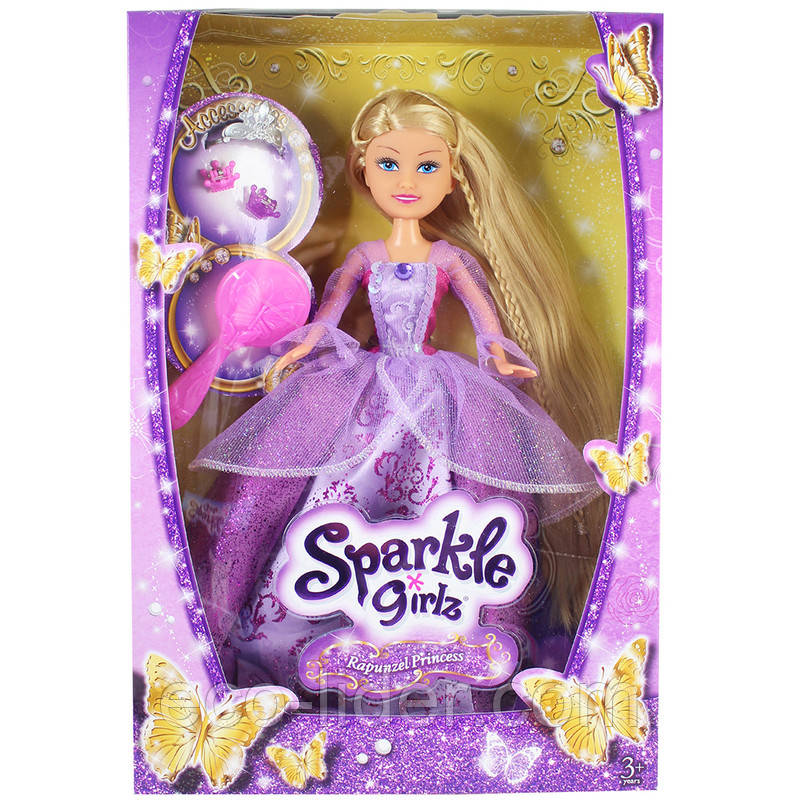 Лялька-принцеса Рапунцель Sparkle Girls (25 см)