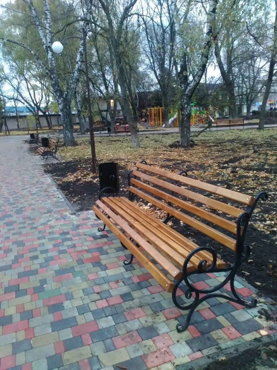 Лавка L-2200 з брусом, фото 1