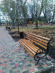 Лавка L-2200 з брусом