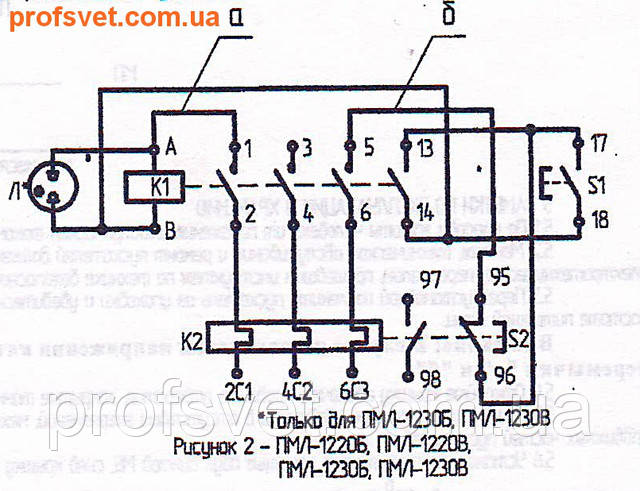 сканирование схема электрическая пускателя пмл-1230 в корпусе