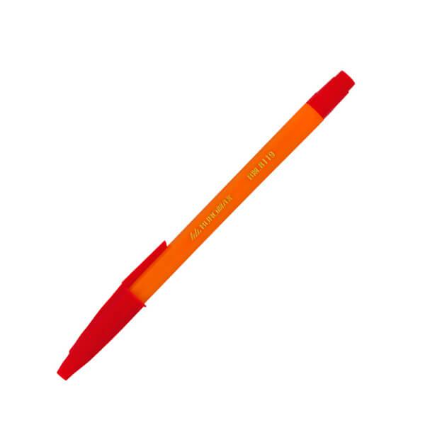 Ручка кулькова Economix RANGE Е10138-03 0,5 мм. Корпус помаранчевий, пише червоним