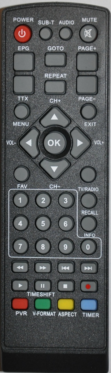 Пульт від тюнера Т2 BOX