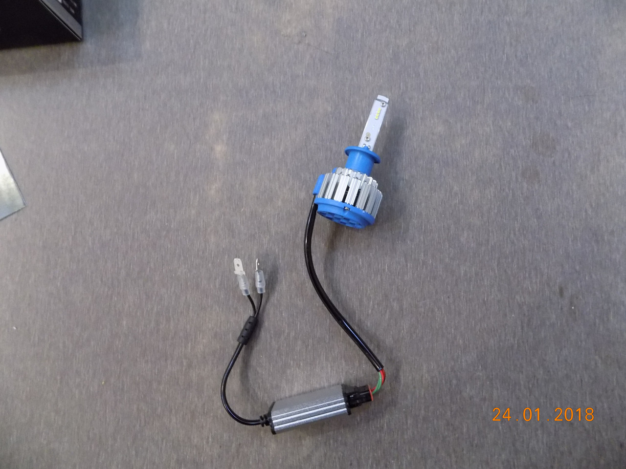 Комплект светодиодных автоламп LED Т1 Turbo H1, 40 W (пара) (производство LED, Китай) - фото 3 - id-p644015576