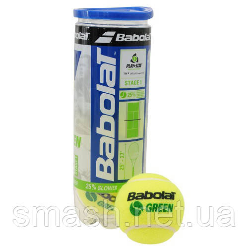 Купить Теннисные мячи Babolat Green X3, цена 285 грн — Prom.ua (ID ...