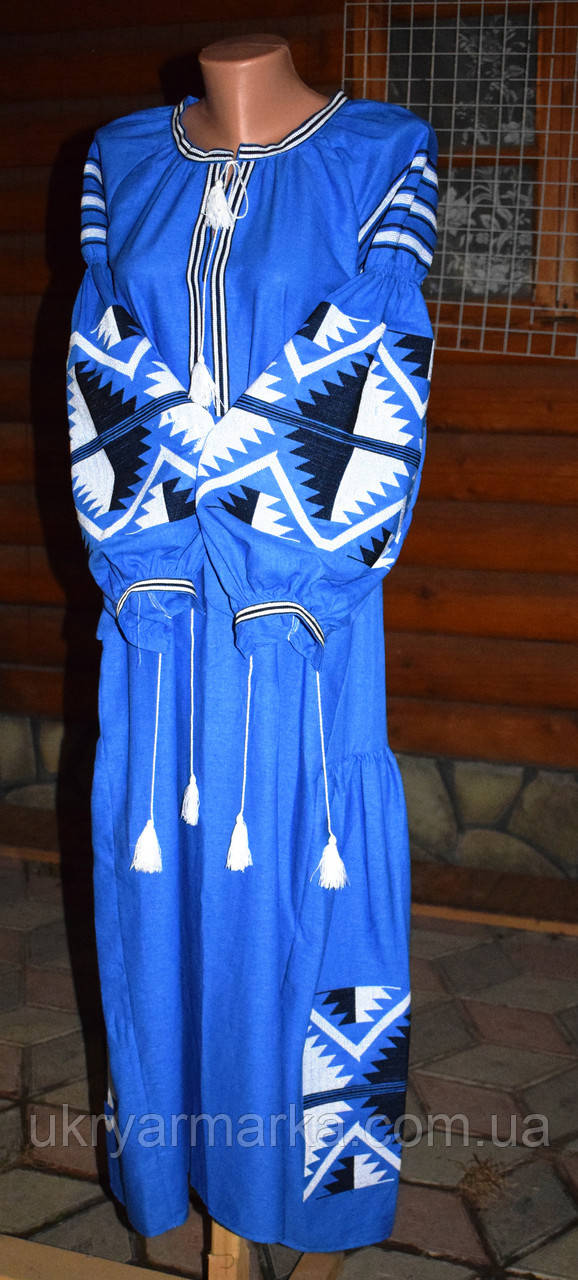 Вишите плаття бохо "Модниця" максі