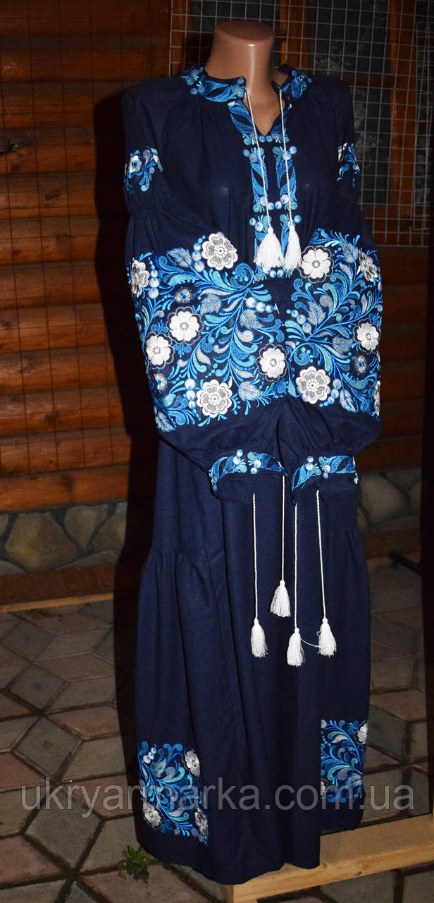 Вышитое платье бохо "Артистическое"