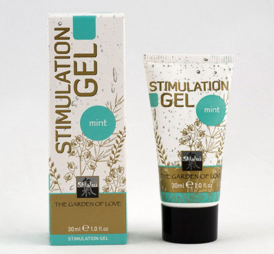Інтимний гель з ароматом м'яти та ментолу Shiatsu Stimulation Gel, 30 мл 
