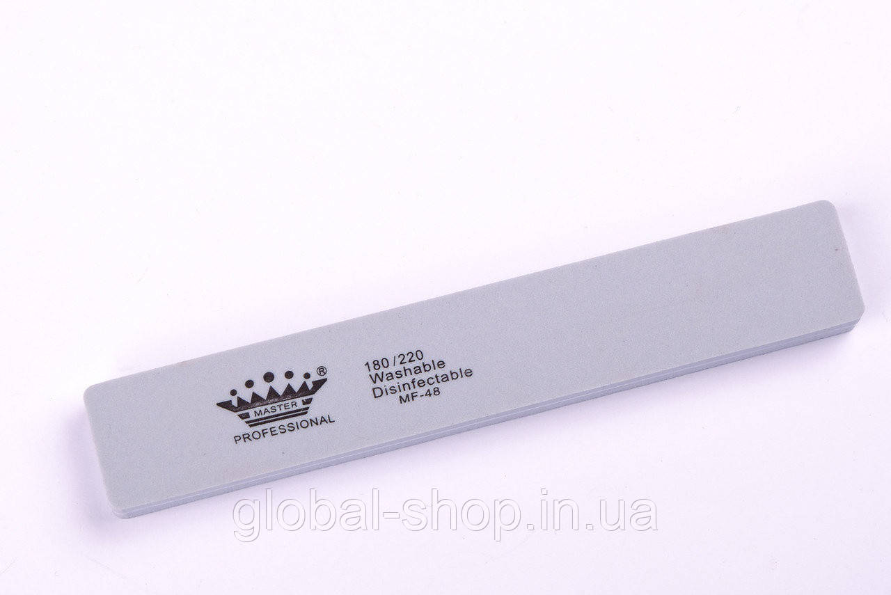 Бафик для нігтів Master Professional,баф для нігтів, 180/220 Grit, різні кольори