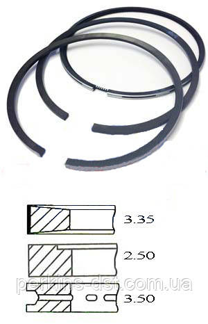 3136L025 Кільця на Perkins 1104 серії , фото 1