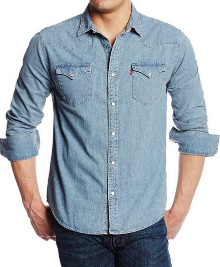 Джинсова сорочка Levis Barstow Western - Light Stonewash (5XB)