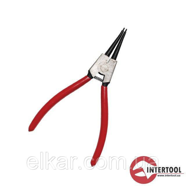 Щипці для зняття стопорних кілець прямі на разжим 180 мм   НТ-7013, фото 1