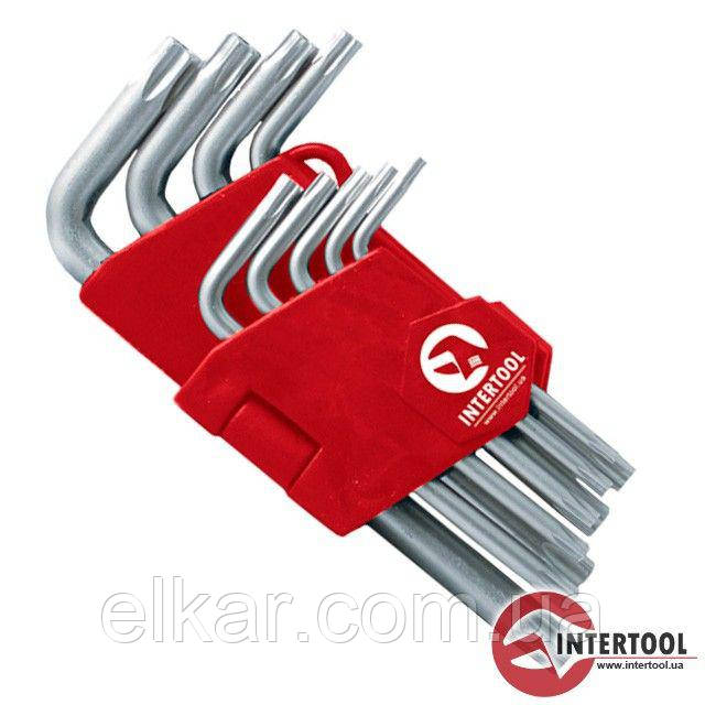 Набір ключів Г-подібних (9 шт.) TORX HT-0604 ЗВEЗДЯКА, фото 1