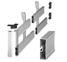 Бічний захист, профіль Alta, 100*30 мм (алюміній), фото 2