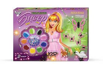 Набір для творчості з грубого та дрібного бісеру Danko Toys 2. Б9-2