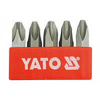 Набір біт для ударних викруток PH3 5/16" YATO 5 шт.