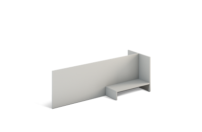 Настільна перегородка для столів Сенс S6.09.11 ширина 1136 мм (MConcept-ТМ)