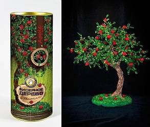 Набір для творчості Danko Toys "Бісерне дерево" Яблуня. ТН-01-02