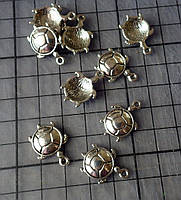 Підвіска металева. Черепаха, 15х22 мм