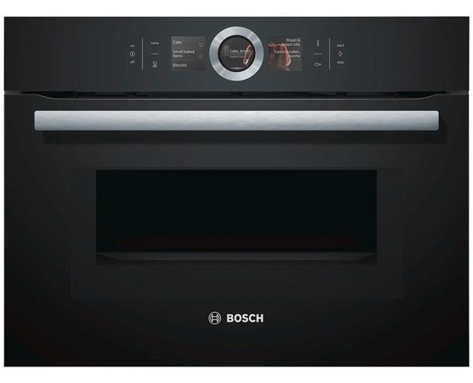 Духова шафа з мікрохвильовкою Bosch CMG636BB1 (45 л, 3,65 кВт)