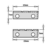 Ножі HM 23x7x1,5 2-RT HC