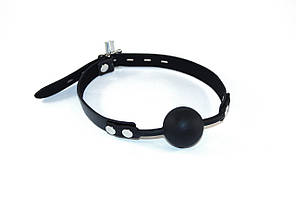 Кляп з чорним силіконовим шаром