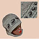 Вязана зимова шапка в етнічному стилі з орнаментом "олені", фото 2