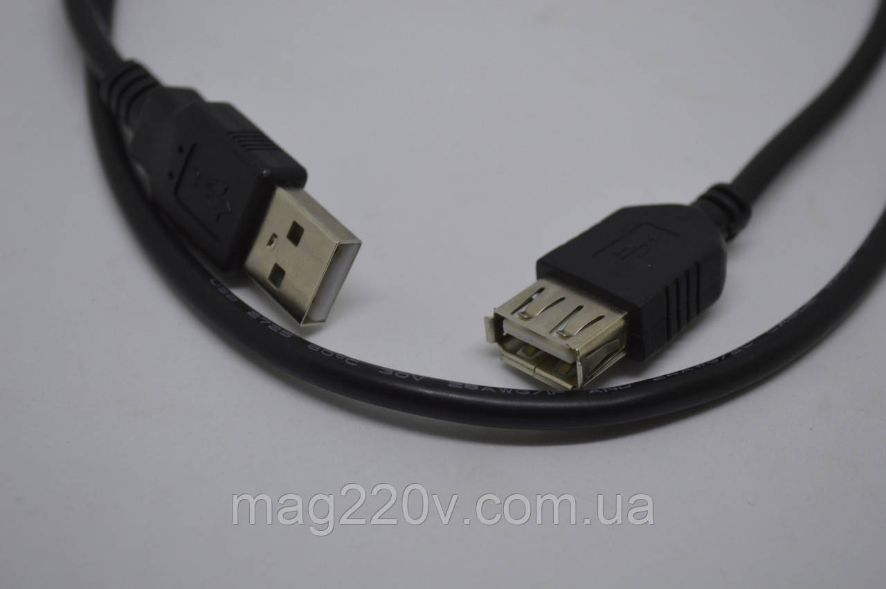 Подовжувач USB 2.0 AM/AF 0.8 м
