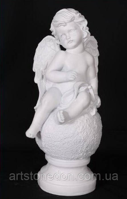 Статуетка Ангел на кулі No203 44 см полімер, фото 1