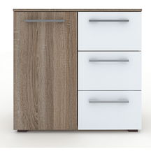 Комод з ДСП/МДФ в спальню, вітальню, дитячу Martina G 1-но дверний дуб сонома Blonski
