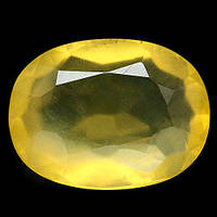 Натуральный желтый Опал овал 13.3x10.1мм 3.98ct