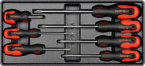 Вставка в інструментальну шафу YATO: хрестові викрутки, 7 од.