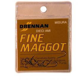 Гачок Drennan FINE Maggot 16 Bronze 10шт