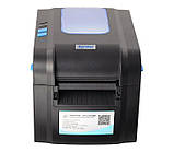 Принтер етикеток Xprinter XP-370B Black (XP-370B), фото 4