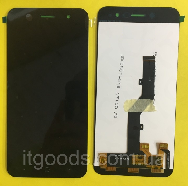 Оригінальний дисплей (модуль) + тачскрін (сенсор) для ZTE Blade A520 (чорний колір)