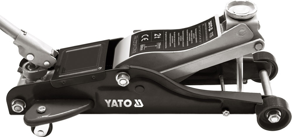 Домкрат гідравлічний підкатний YATO 2 т h=89-359 мм