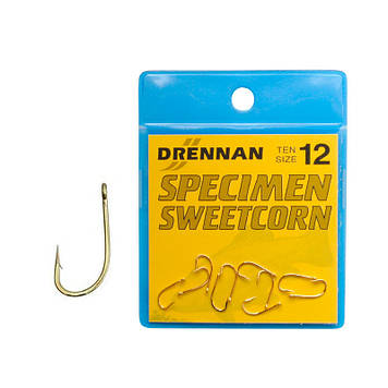 Гачок Drennan Barbless Sweet Corn 14 Gold 10шт