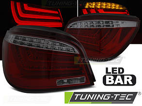 Задні ліхтарі BMW E60 07.03-02.07 RED SMOKE LED BAR