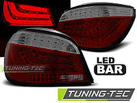 Задние фонари BMW E60 07.03-02.07 RED SMOKE LED BAR