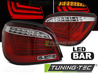 Задние фонари BMW E60 07.03-02.07 RED WHITE LED BAR